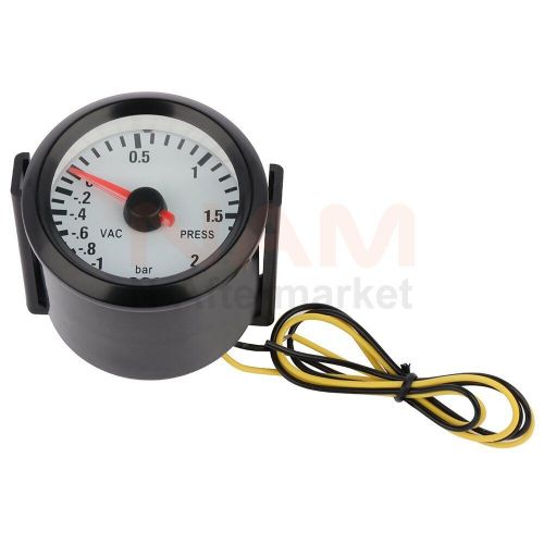 Auto universal pointer 2&#034; bar turbo boost gauge meter performance/custom bar