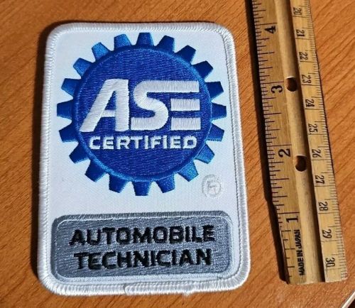 Ase certified automobile technician embroidered authentic patch brand new