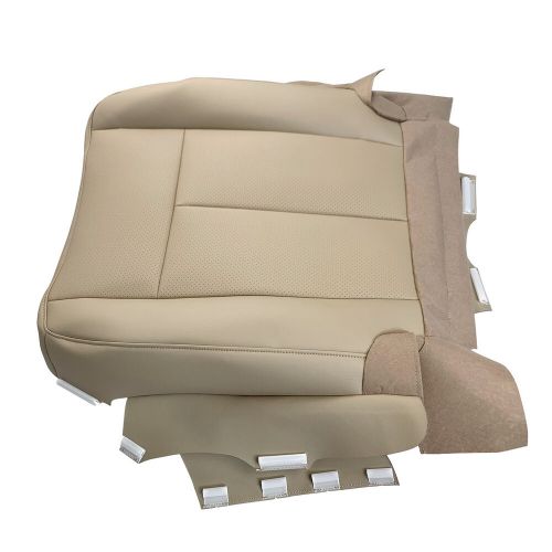 For 2007-2014 ford expedition driver bottom perforated leather seat cover tan