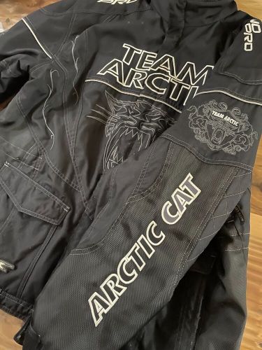 Artic cat articwear team artic sno pro snowmobile race jacket men&#039;s xl