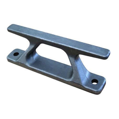 Dock edge dock builders cleat - angled aluminum rail cleat - 10&#034;