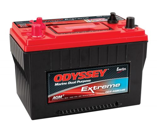 Odyssey battery battery odx-agm34m extreme series; 34m group size; 12 volt