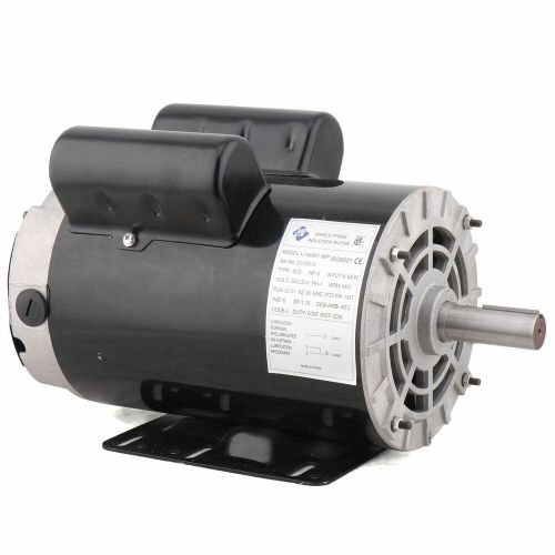 5-hp air compressor duty electric motor 7/8&#034; shaft single phase engine 3450 rpm