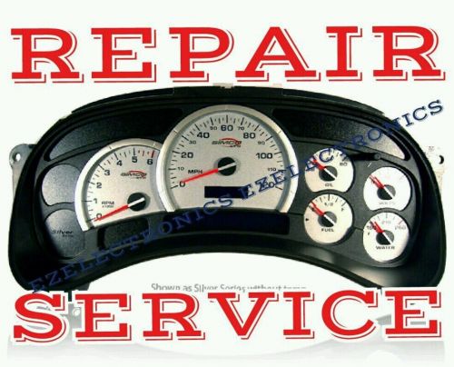 2003 to 2005 chevrolet silverado instrument cluster repair service 2004 2005