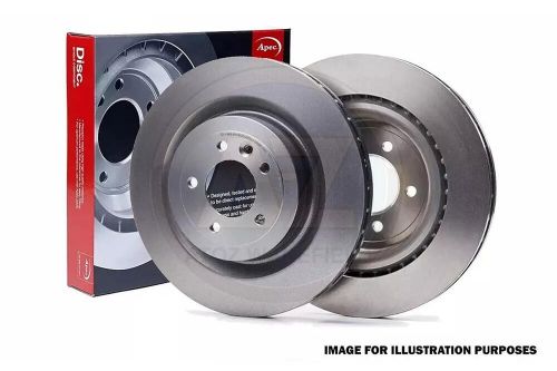 2x apec front brake disc for chrysler 300c 3.0 crd 2004-2012 320mm