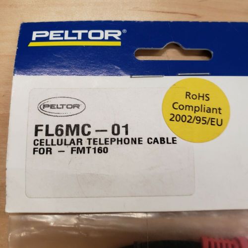 Peltor communications cellular telephone cable fl6mc-01