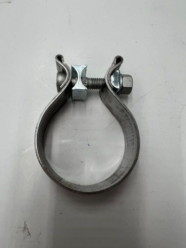 Qty 4 pypes stainless steel band clamp 2.50&#034; diameter x 1&#034; width hvc21