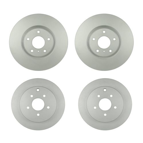 Bosch quietcast front 319.5mm &amp; rear 307.8mm disc brake rotors kit for infiniti