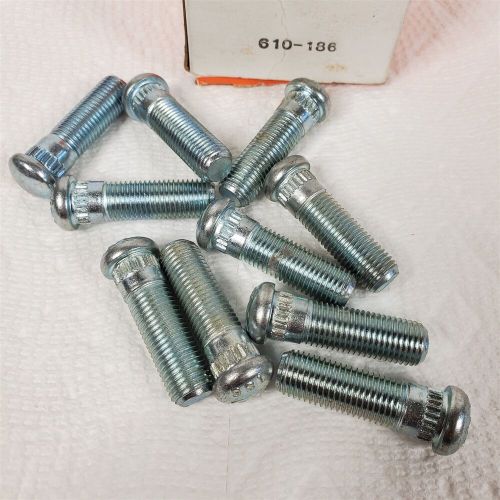 Lot of 10 7/16&#034;-20 x 1-1/2&#034; wheel lug studs dorman 610-186