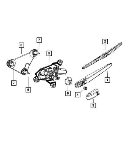 Genuine mopar hex head screw and washer 6510237aa