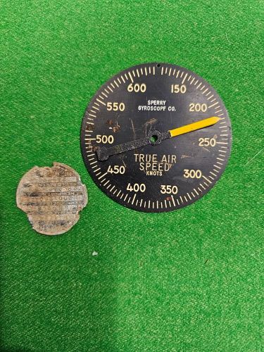 B- 29 superfortress true air speed knots gauge face and needle ww2 era