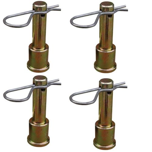 Quick release shock mount pin with clip 4 pack