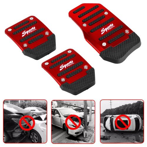 Manual car non-slip gas brake foot pedal pad cover universal accessories h