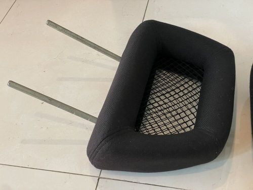 Jdm black recaro head rests fish net great genuine original from recaro rare