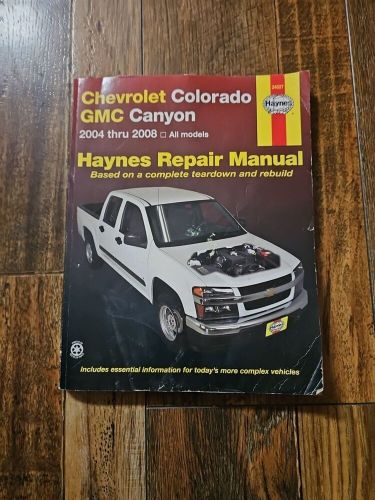 Chevrolet colorado gmc canyon 2004-2008 haynes repair manual 24027