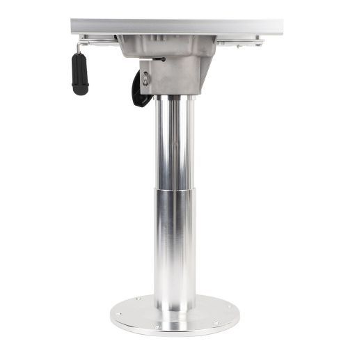 New boat seat pedestal aluminum alloy 360 degree swivel 350 to 500mm adjustable