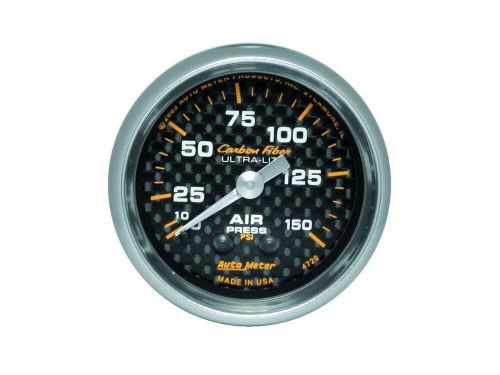 2-1/16in c/f air press. gauge 0-150psi