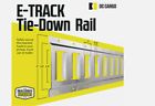 Dc cargo e track tie down rails 8 ft zinc-coated galvanized steel e-track 1-pack