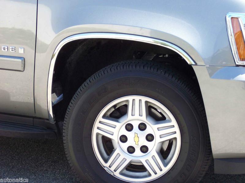 Chevrolet tahoe 2007-2013 tfp stainless steel fender trim molding set