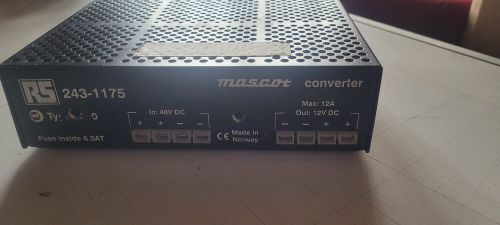 Mascot dc/dc converter 210w 24v dc in, 13.2v dc out / 16a-