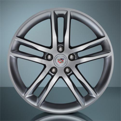 13-14 ats 19" x 8" front wheel 5 split-spoke ultra-bright machined 19299354