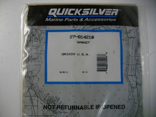 Mercury marine quicksilver mercruiser 27-814210 carburetor mounting gasket oem