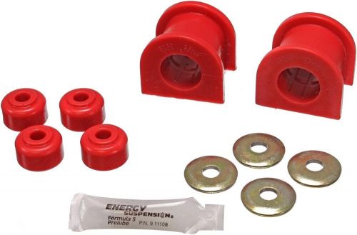 Energy suspension 8.5118r 27mm front sway bar bushing set for no size, red