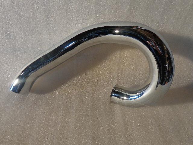 Chrome exhaust elbow bultaco sherpa kit campeon. 