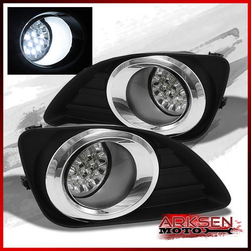 2010-2011 toyota camry full led bumper fog lights lamp+switch set left+right new