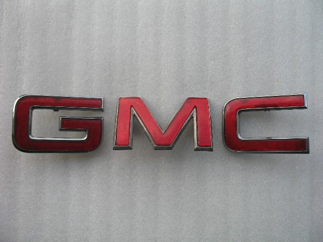 Gmc sonoma jimmy canyon front grille emblem logo decal badge 91 95 98 00 03 12