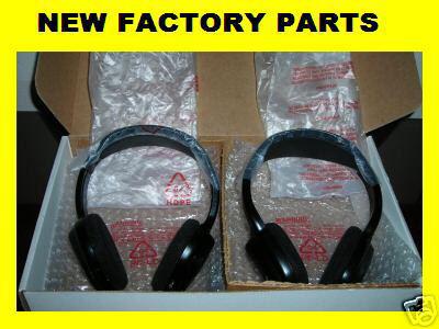 2 chrysler 300 wireless infrared headphones headsets  