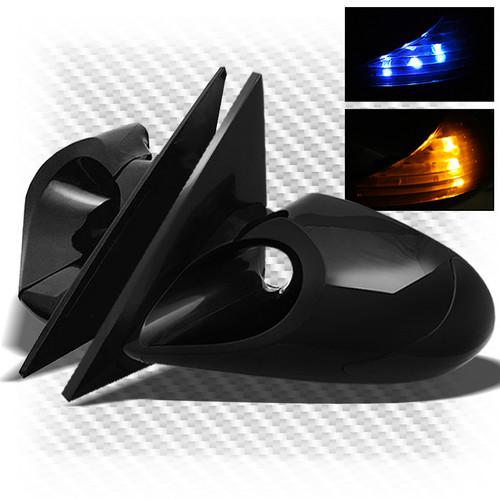 02-06 altima 4dr manual k6 mirrors + side amber/blue led signals w/smoked lens