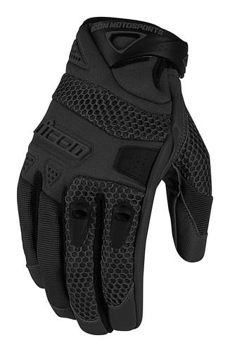 New icon anthem womens mesh gloves, black, xl