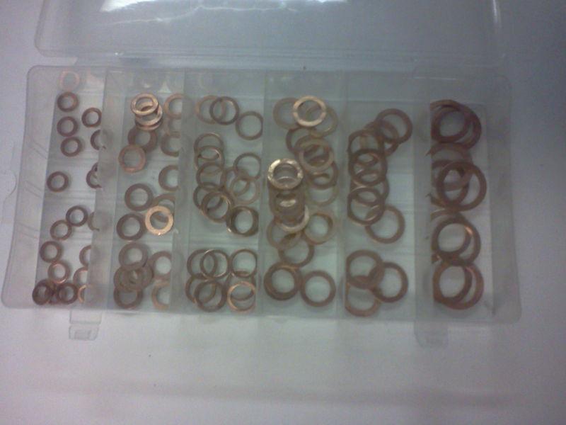 110 pc. copper washer assortment auto car truck boat