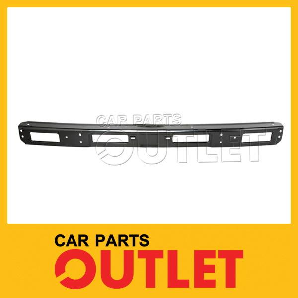 82 83 1982 1983 toyota pickup mini 2wd front bumper matte black face bar steel