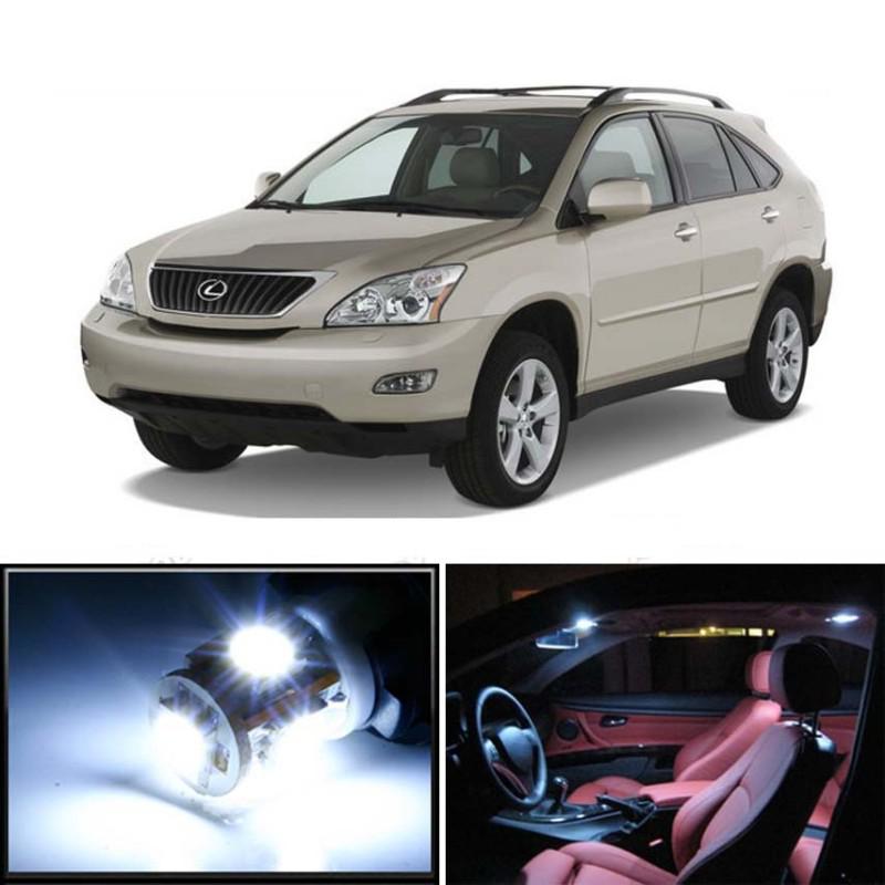 White led lights interior package kit for lexus rx330 rx350 rx400h