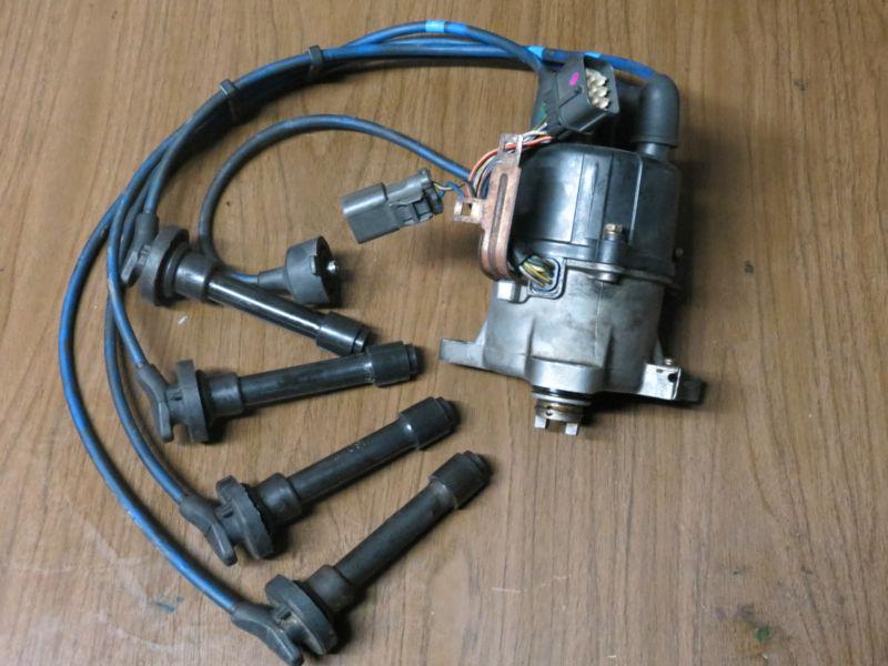 90 91 92 93 honda accord oem complete distributor with ngk blue wires td-81u