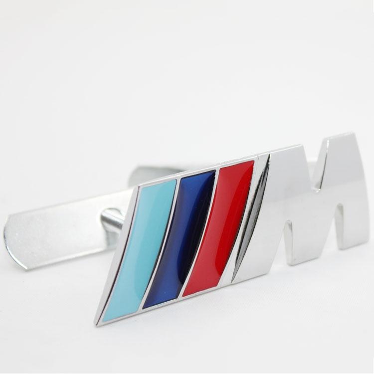 Metal m-tech emblem sport racing grille grill badge emblem tuning for bmw