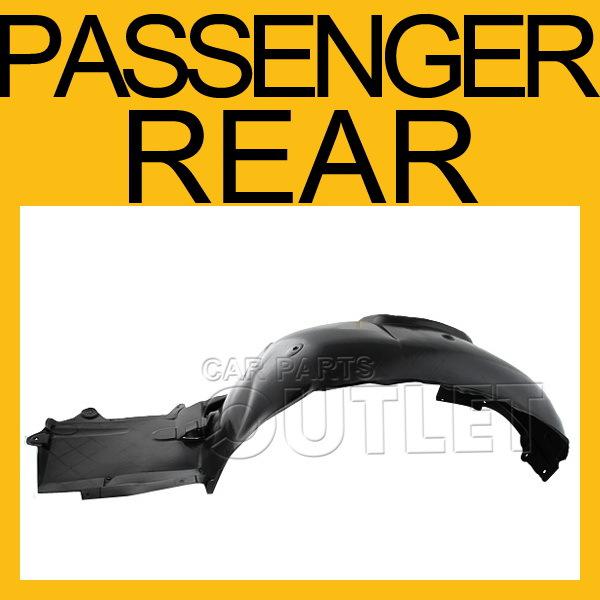 99-05 bmw e46 right front splash shield rear section liner 325i 330i 325xi 330xi