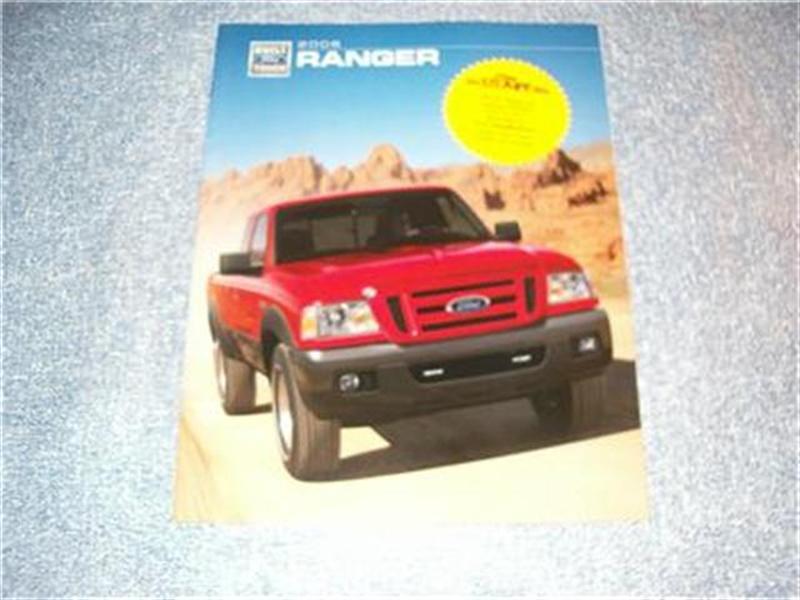 2006 ford ranger original sales brochure