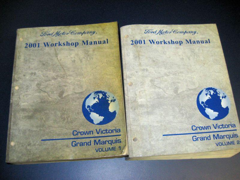 01 ford crown victoria mercury grand marquis workshop service manual 2001 vic