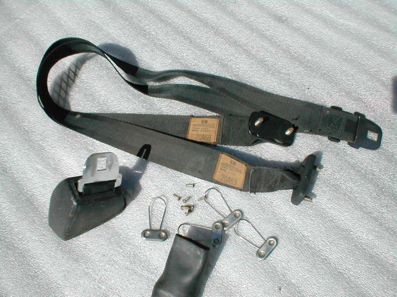 Gm 69 chevelle cutlass nova impala lemans malibu gto 442 skylark seat belts