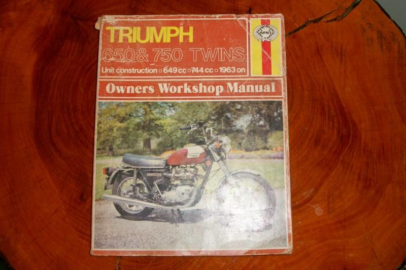 Haynes triumph workshop manual handbook 650cc 750cc twins 63 on