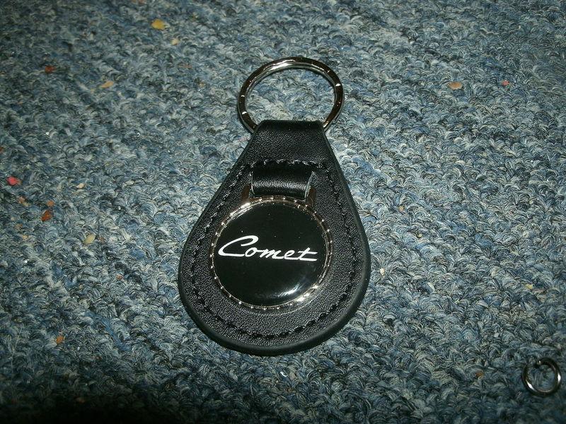 Mercury comet cyclone caliente capri comet leather keychain keyring new black