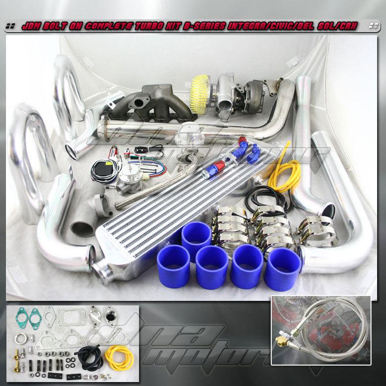 B-series turbo/turbocharger kit b16 b18 b20 integra dc2