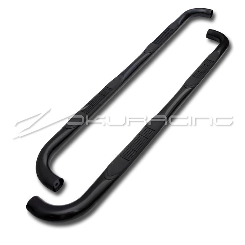 Black 2004-2008 ford f150 super crew cab 3" nerf bars side step running board