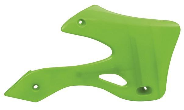 Acerbis radiator scoops black/green for kawasaki kx450f kx 450f