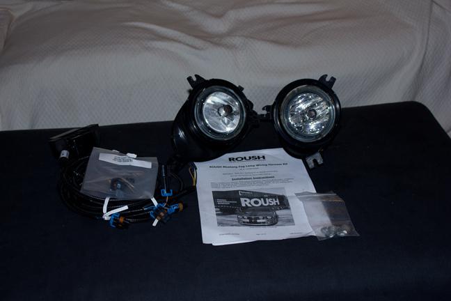 Ford mustang gt roush 2005-2011 fog lights and wiring kit