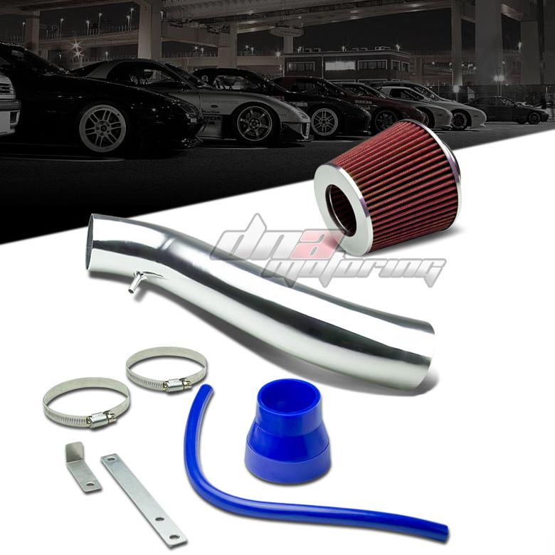 94-01 acura integra gsr b18 short ram racing air intake+red tapered filter kit