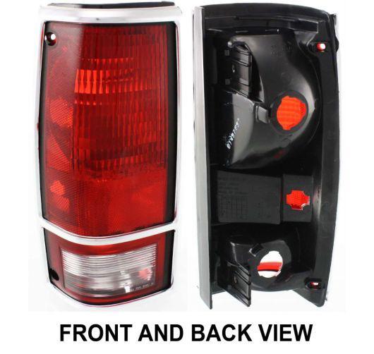 Tyc 1982-1993 chevy s10 gmc s15 left tail lamp lens housing gm2800105 rear light